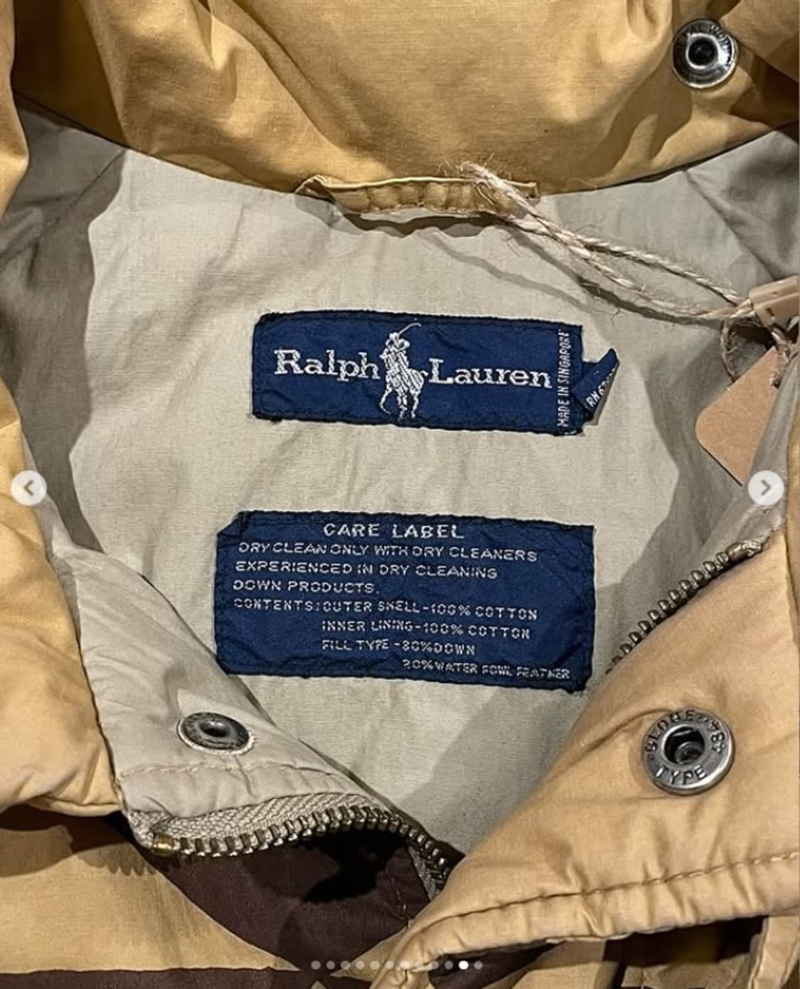 랄프로렌 네이티브 패턴 구스다운 재킷(B4484) 상품이미지8