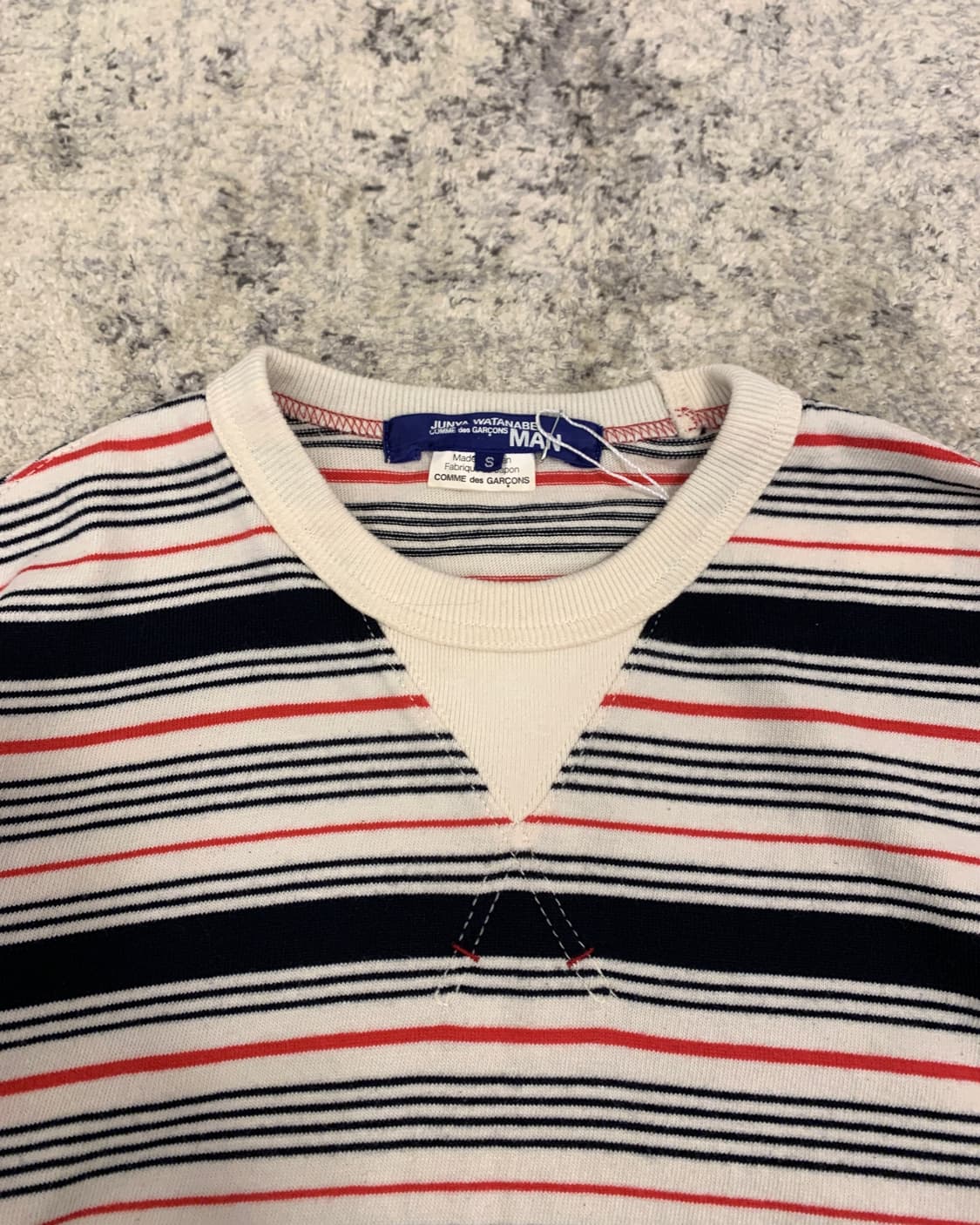  준야 와타나베 스트라이프 스웨트 셔츠 상품이미지2