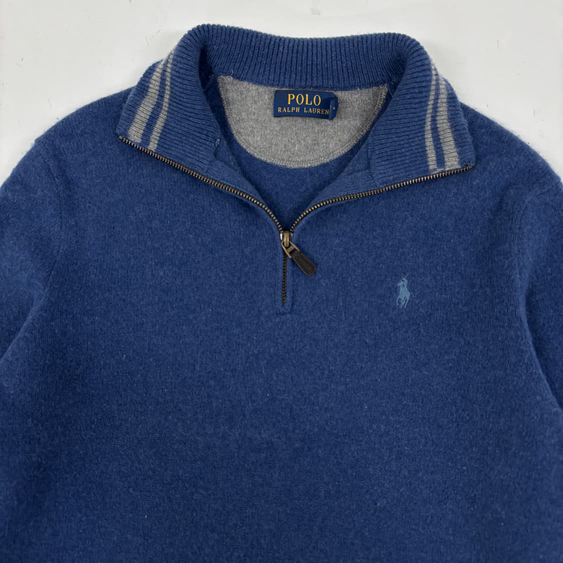 폴로 반집업 니트  상품이미지4
