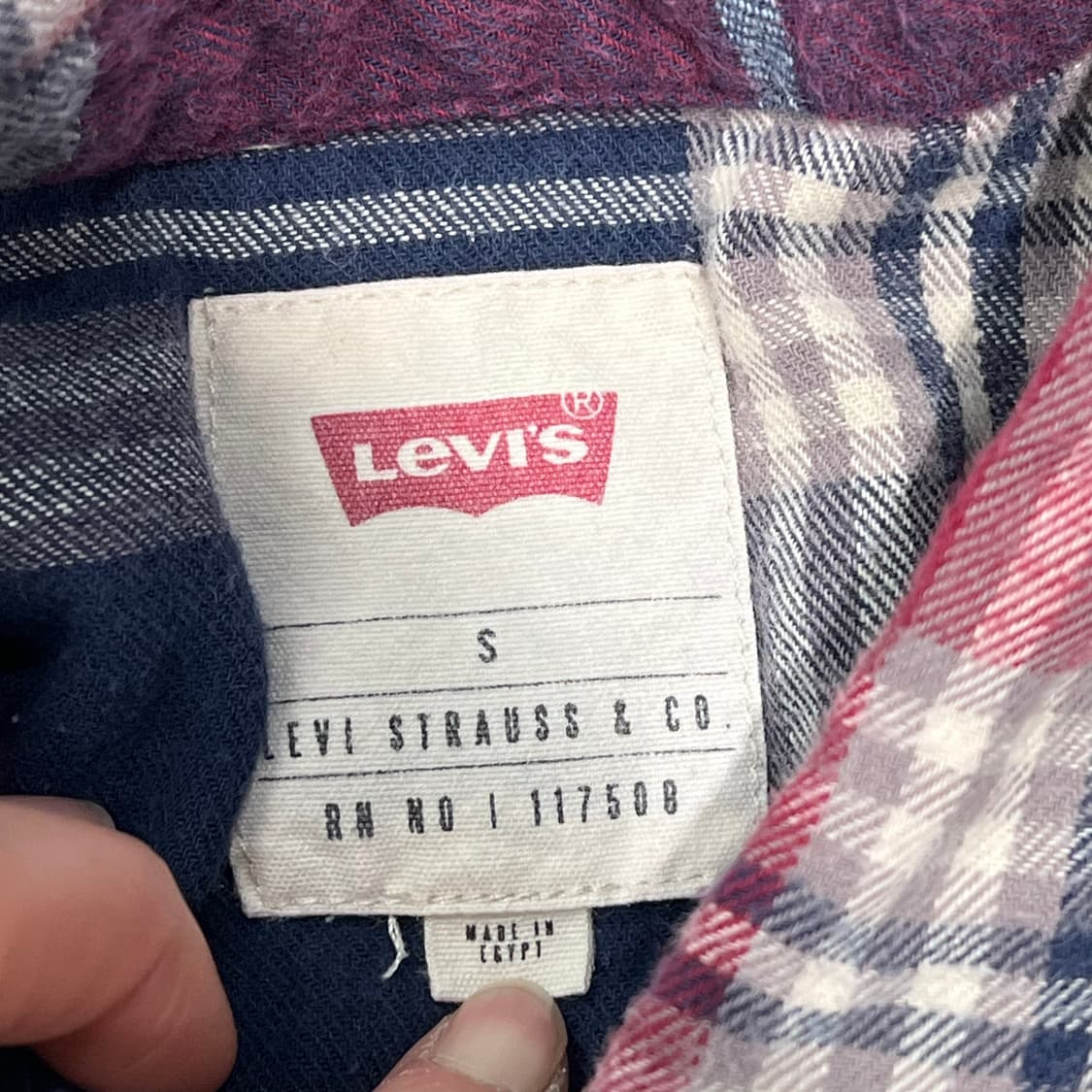 리바이스 투포켓 체크셔츠 s09322 상품이미지5