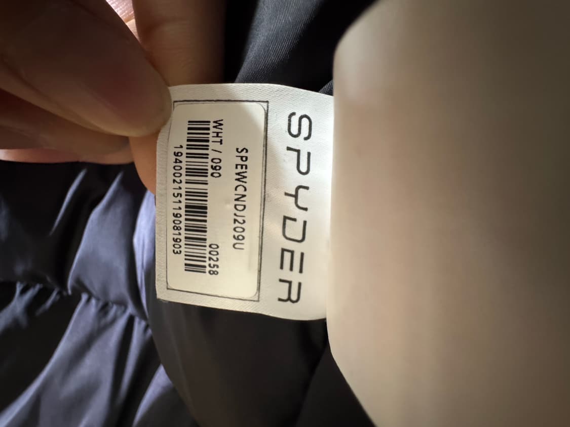 SPYDER 스파이더 U.S. SKI TEAM 롱다운 패딩 (화이트/s) 상품이미지7