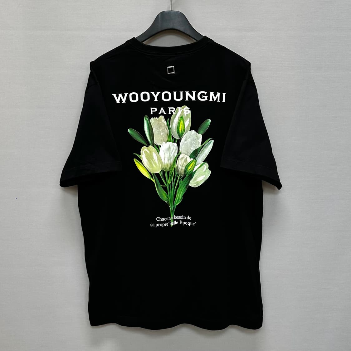 우영미 플라워 프린트 백로고 반팔티 ( 105~110 ) 상품이미지1