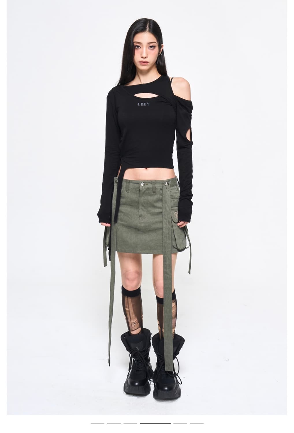 yeel 컷아웃 롱 슬리브  상품이미지3