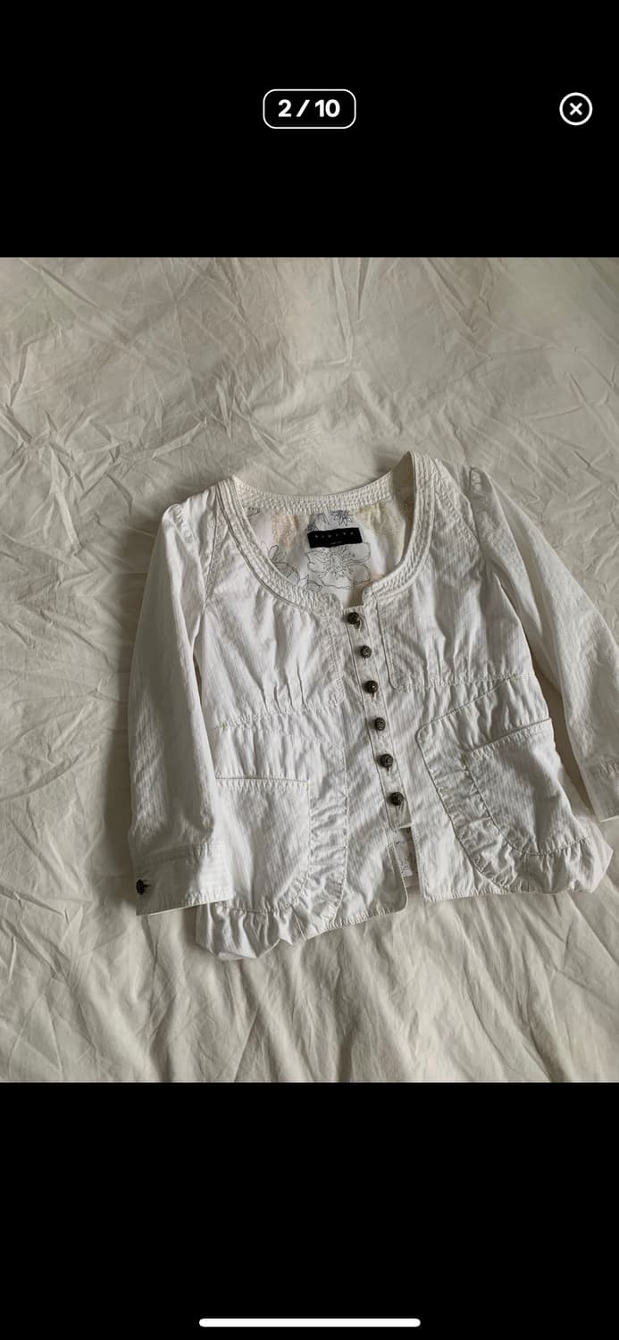 sisley 화이트 자켓 상품이미지4