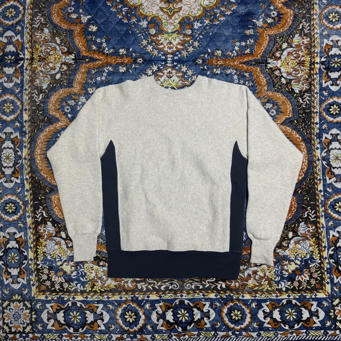 챔피온 리버스위브 재팬 블루택 오트밀 스웻셔츠 상품이미지1