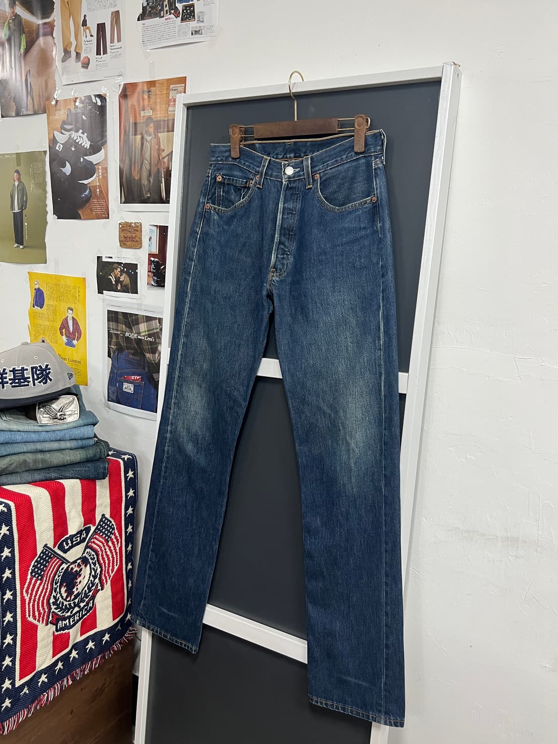 USA Levis 리바이스 501 스트레이트 데님 팬츠 상품이미지9