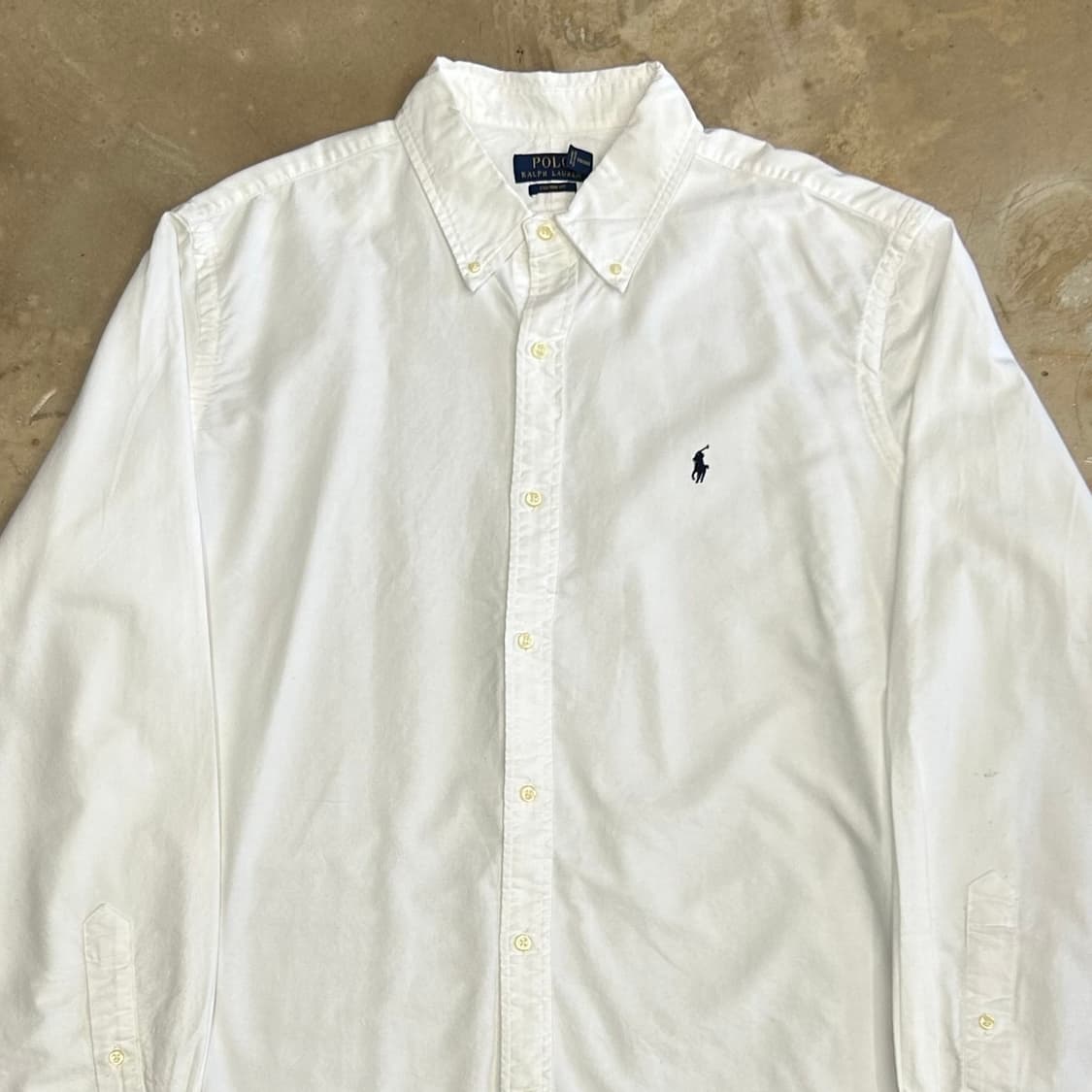 XXL 폴로랄프로렌 커스텀핏 화이트 셔츠 상품이미지1