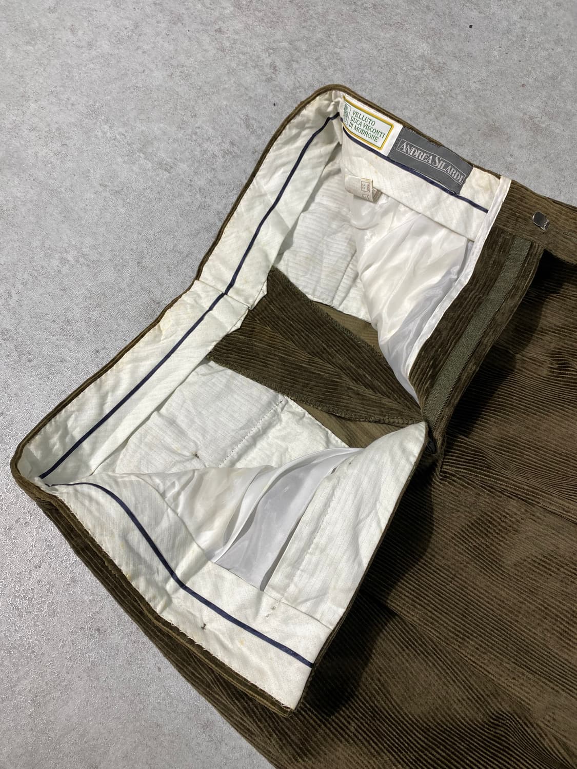 [31-32]90s Andrea Silardi 이태리메이드 코듀로이팬츠 상품이미지7