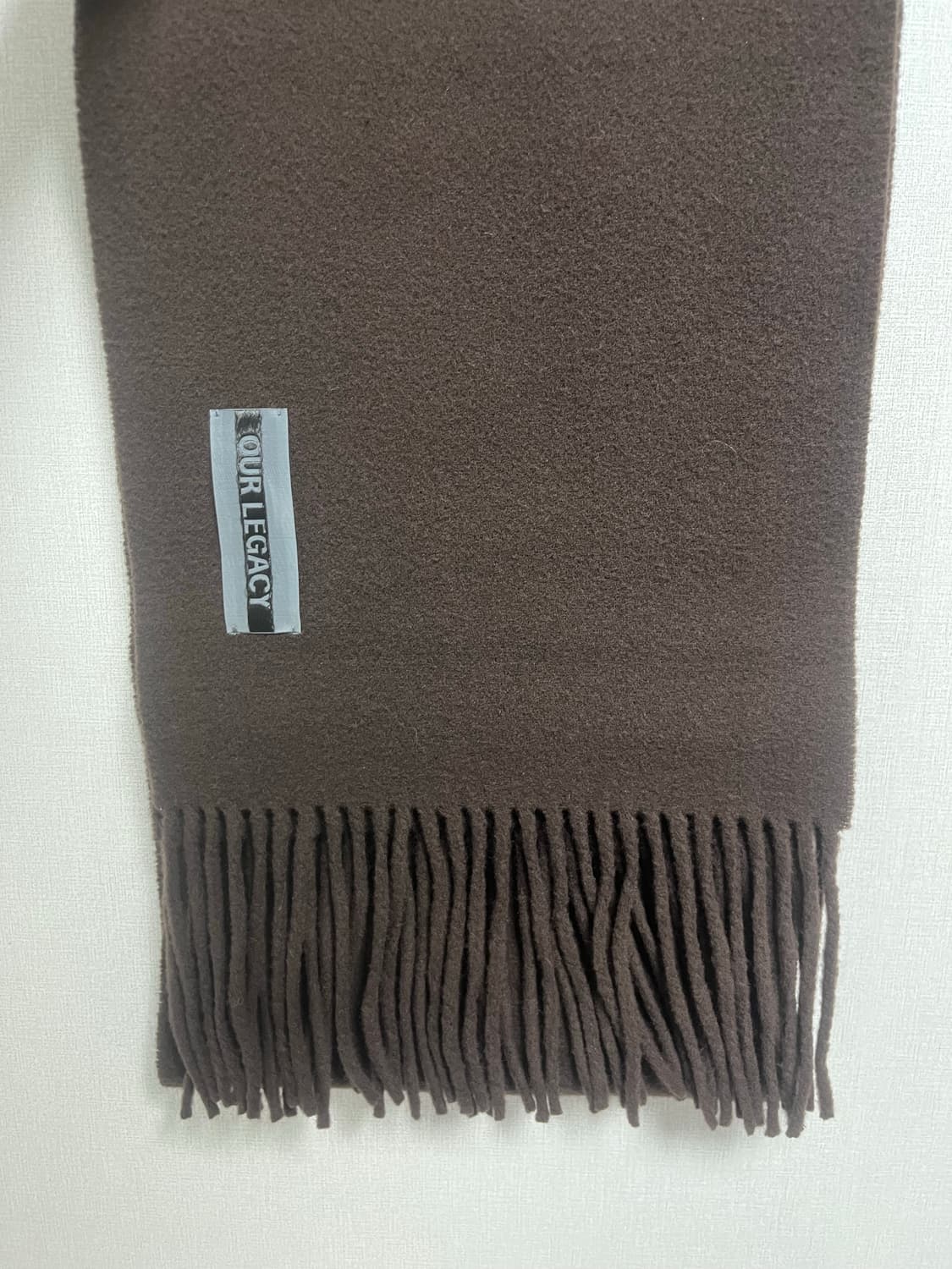 아워레가시 울 머플러 브라운 상품이미지1