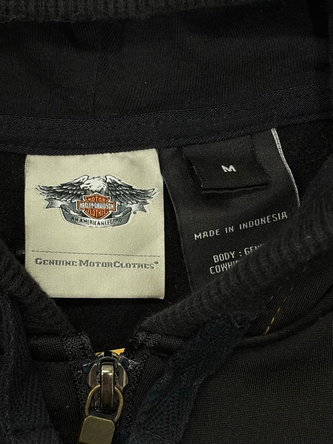 할리데이비슨 자수로고 워머 후드집업 상품이미지7