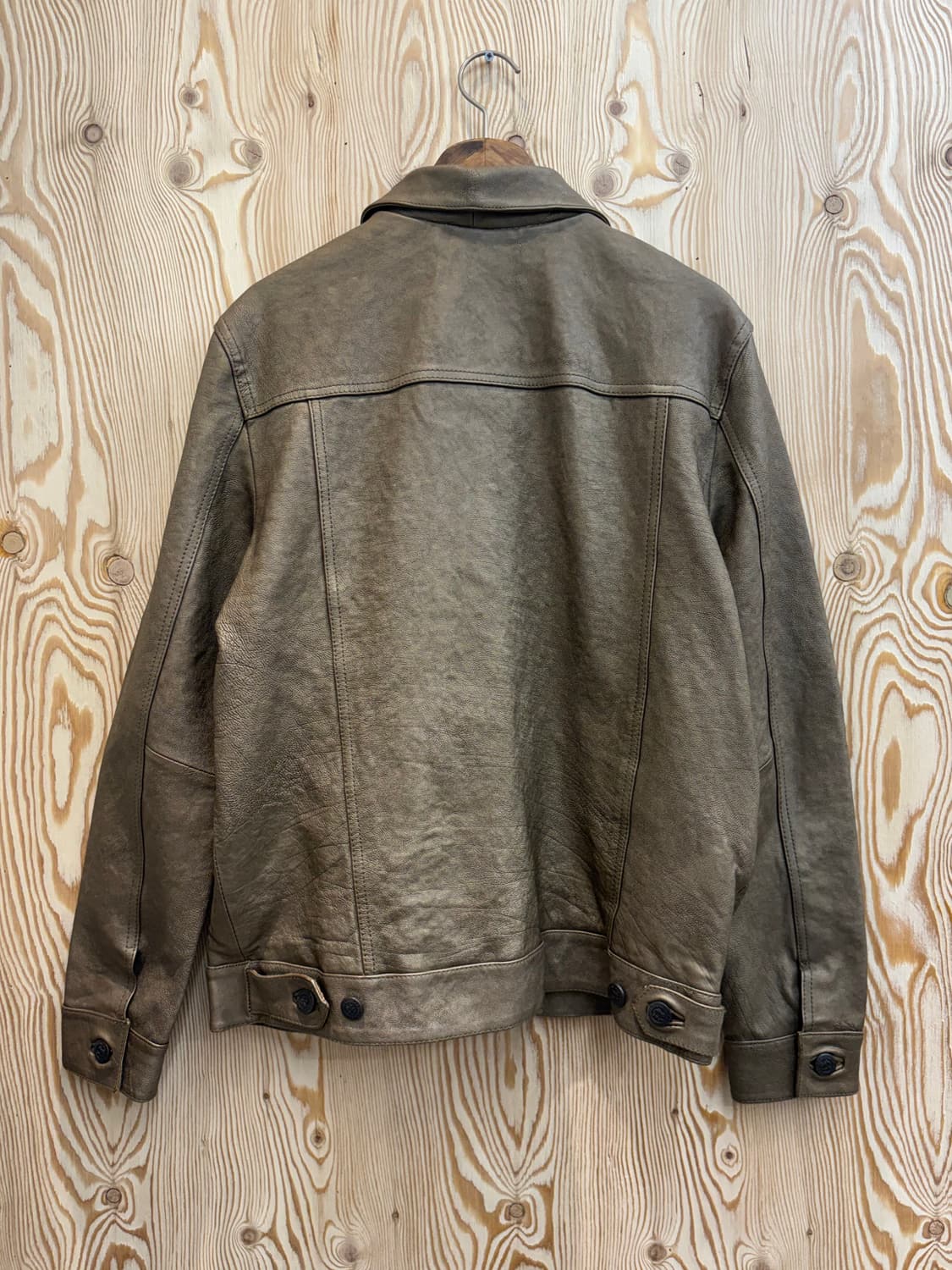 Marbobo classics 레더 트러커 자켓 상품이미지2