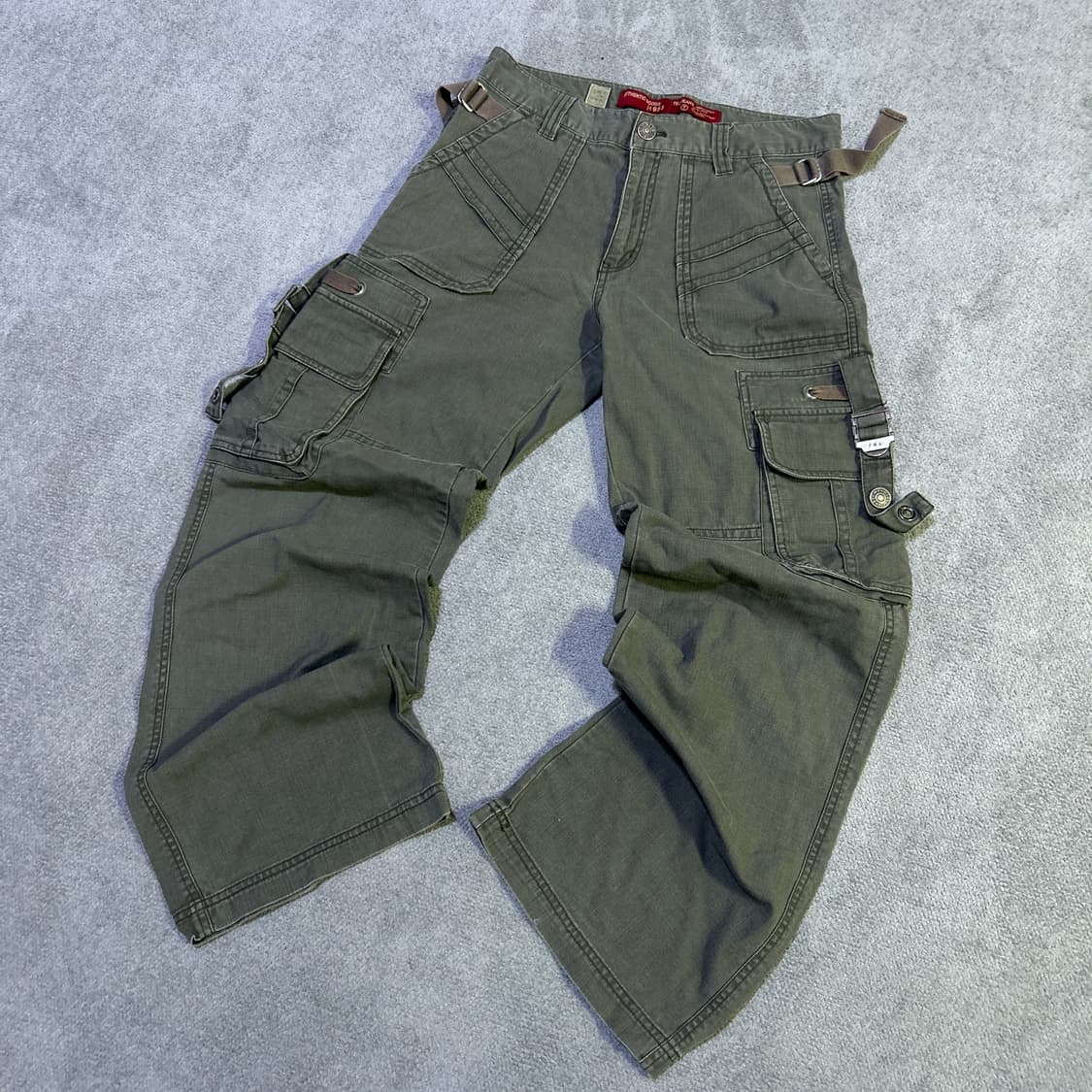Vtg y2k 포켓 카고 팬츠 L 상품이미지1