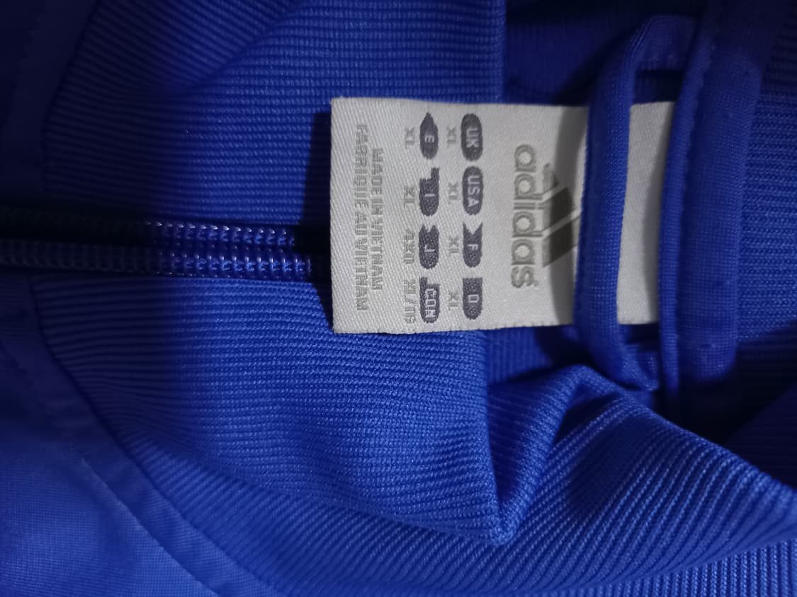 아디다스 희귀 대장급 첼시 블루 트랙탑 저지 져지집업 110/XXL 상품이미지4