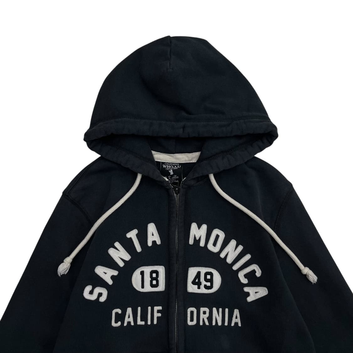 후아유 센터로고 차콜 후드집업 M 상품이미지4