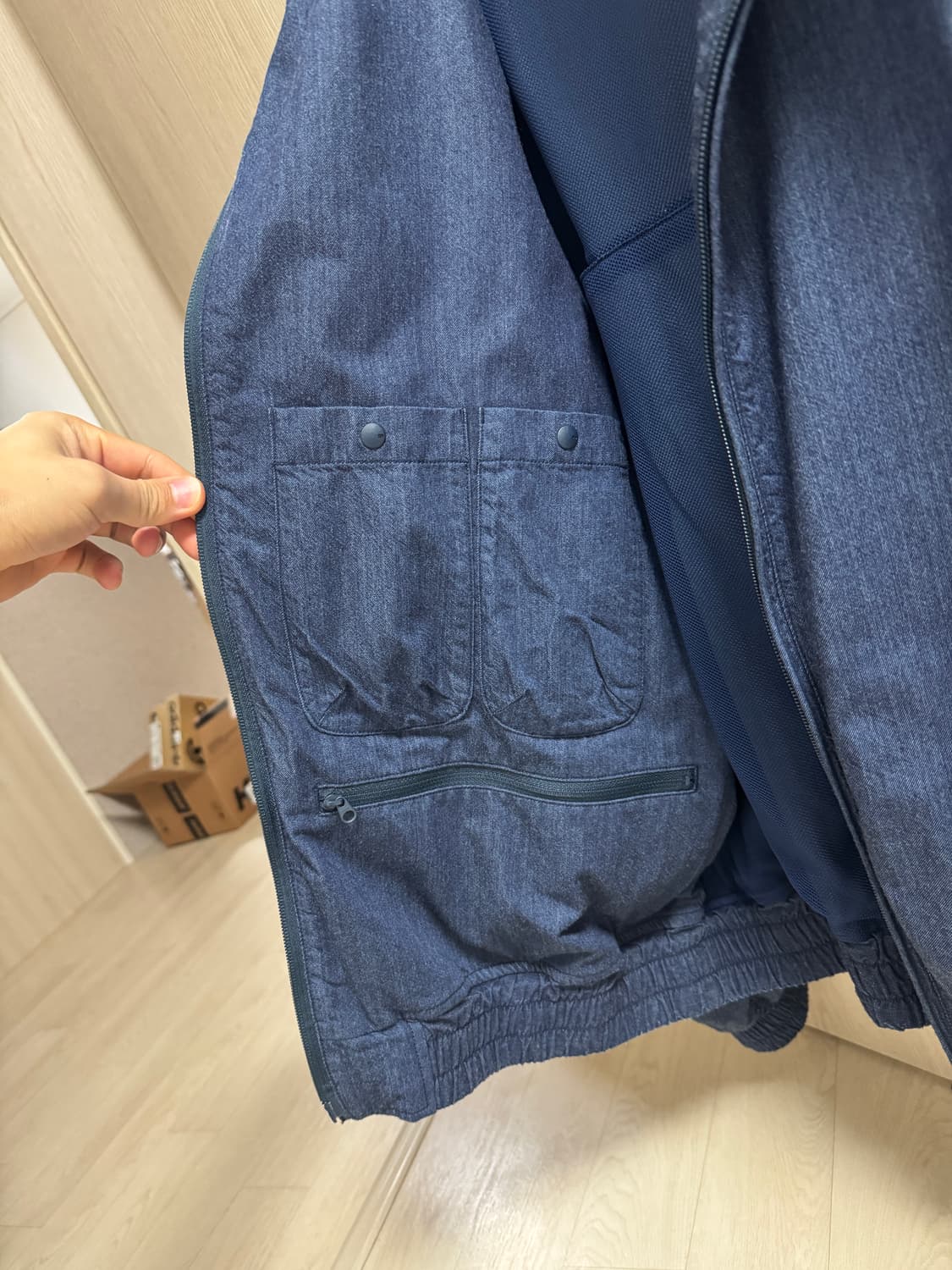 다이와피어39 테크골프 데님 자켓 상품이미지4