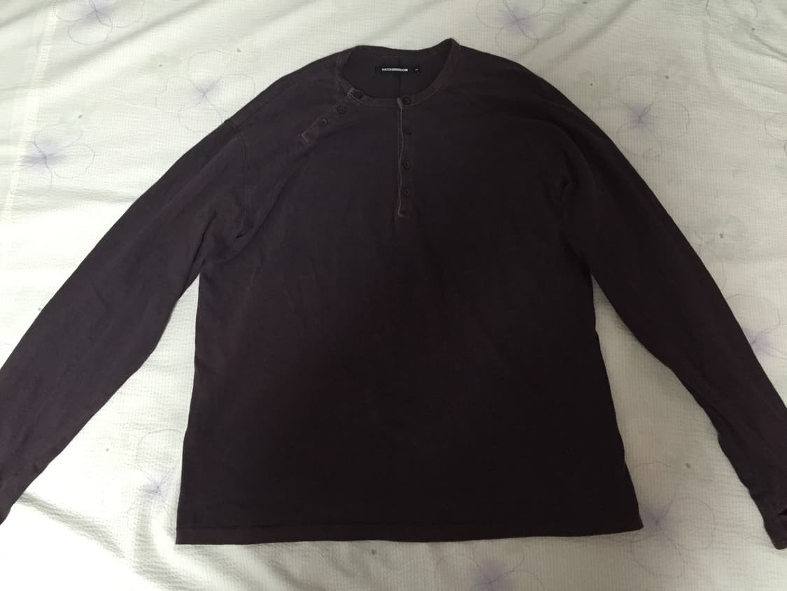 해칭룸 Double Henley Neck Tee 상품이미지2