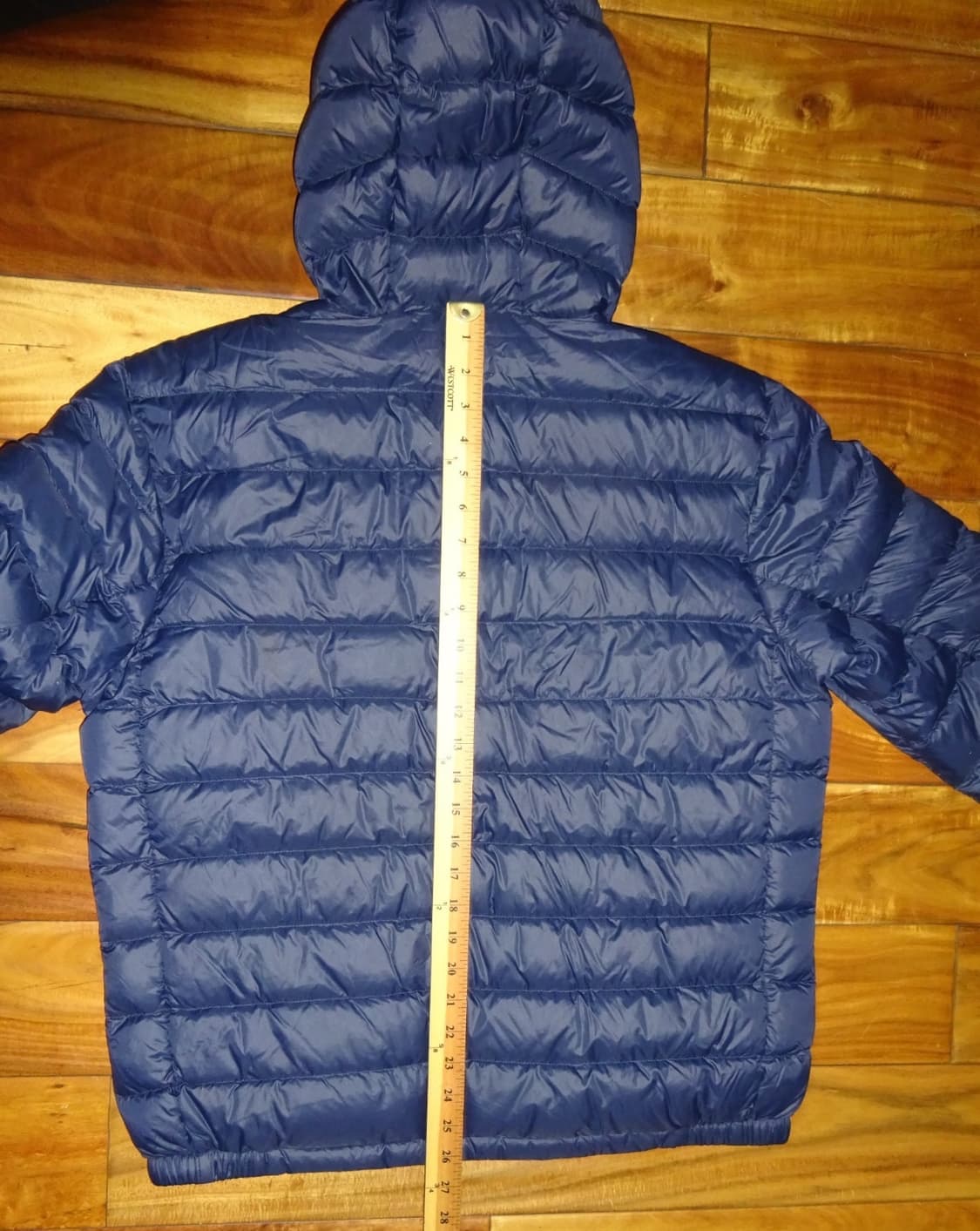 폴로 랄프로렌 마이크로 패킹 후드 다운 점퍼 네이비 상품이미지4