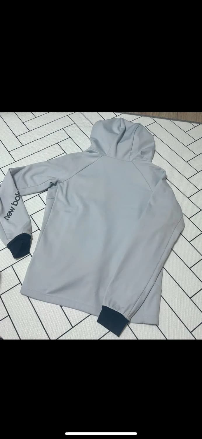 정품 뉴발란스 기모 트레이닝 후드 집업 자켓 90S 상품이미지3