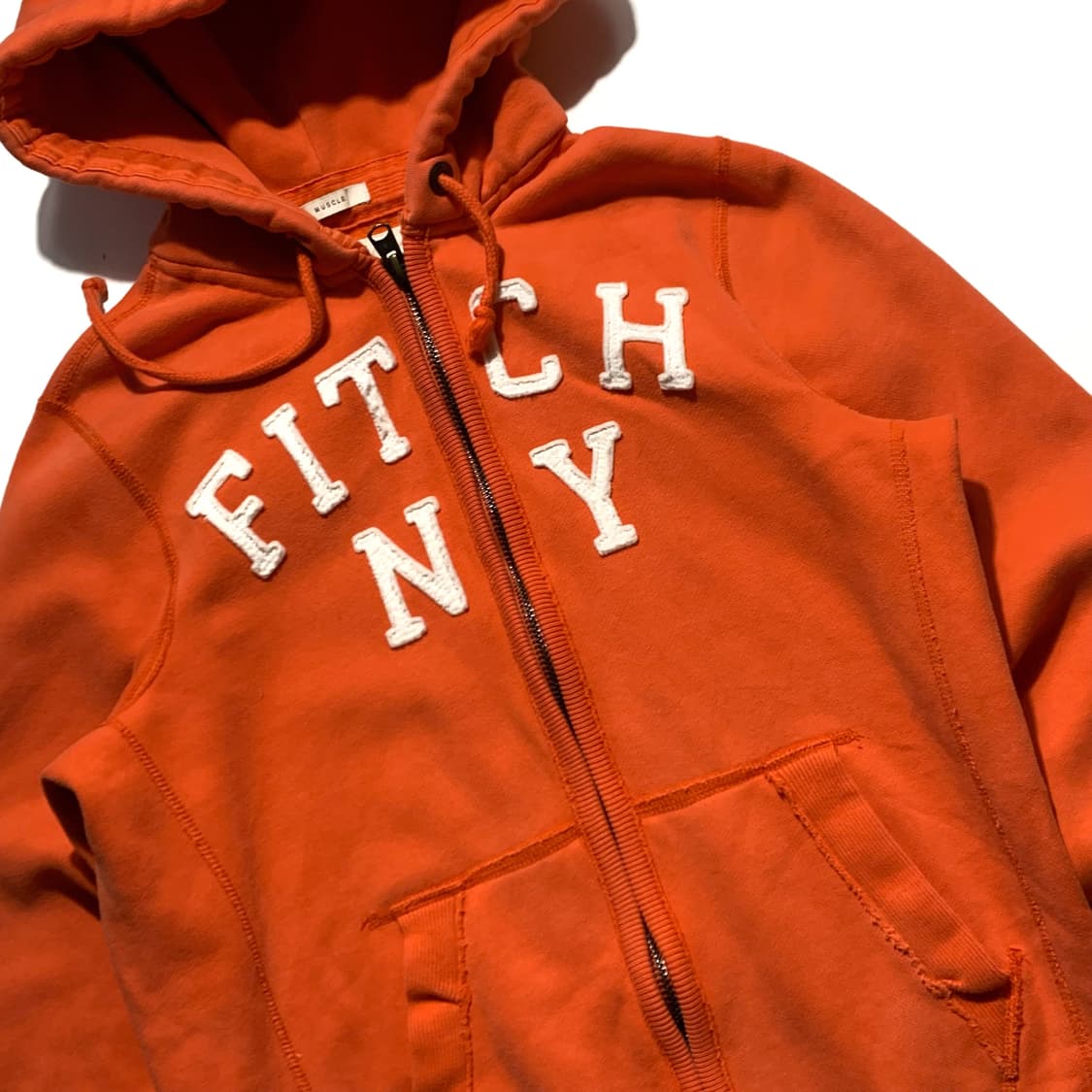 아베크롬비 오렌지 빈티지 후드집업 상품이미지2