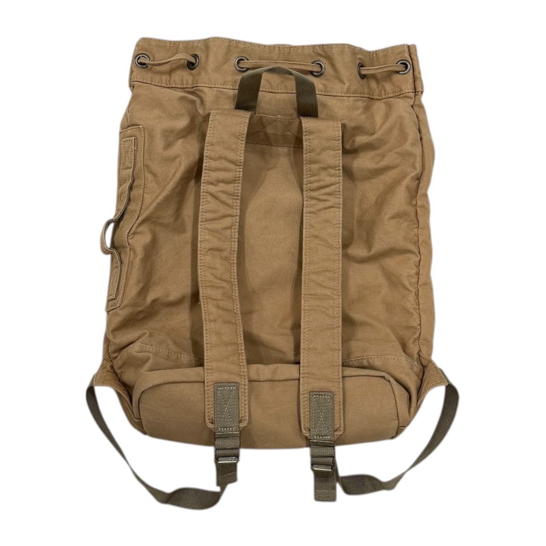 JEEP 지프 빈티지 멀티패치 드로우 스트링 복조리 백팩 가방 베이지 상품이미지2