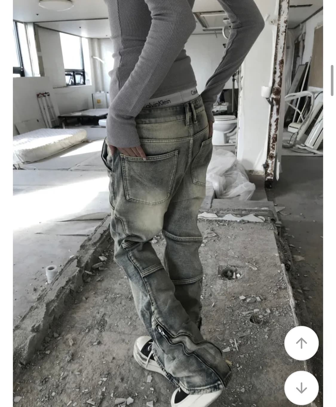 쿄이 카고팬츠 GRIND ZIP CARGO PT(BLUE) 상품이미지2