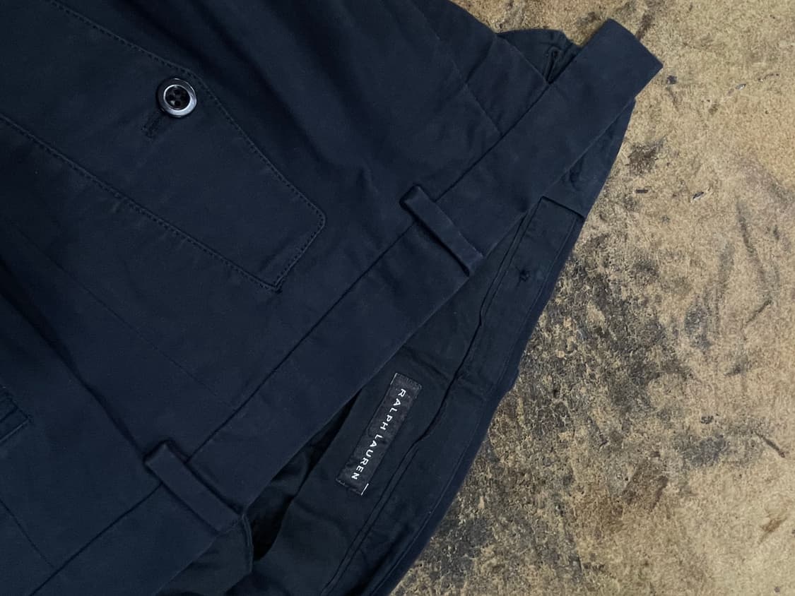 폴로랄프로렌(블랙라벨)/블랙 슬랙스팬츠 상품이미지6