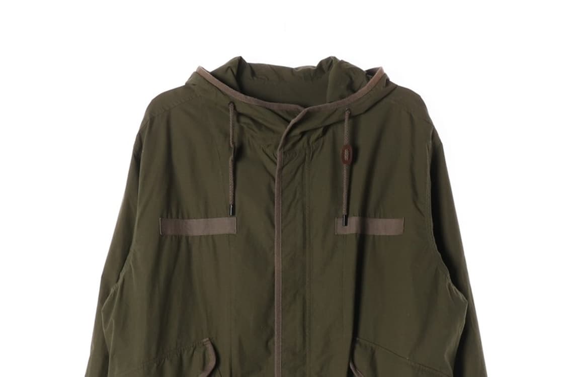 OVERCAST 피쉬테일 롱 야상 파카 올리브 M 상품이미지4