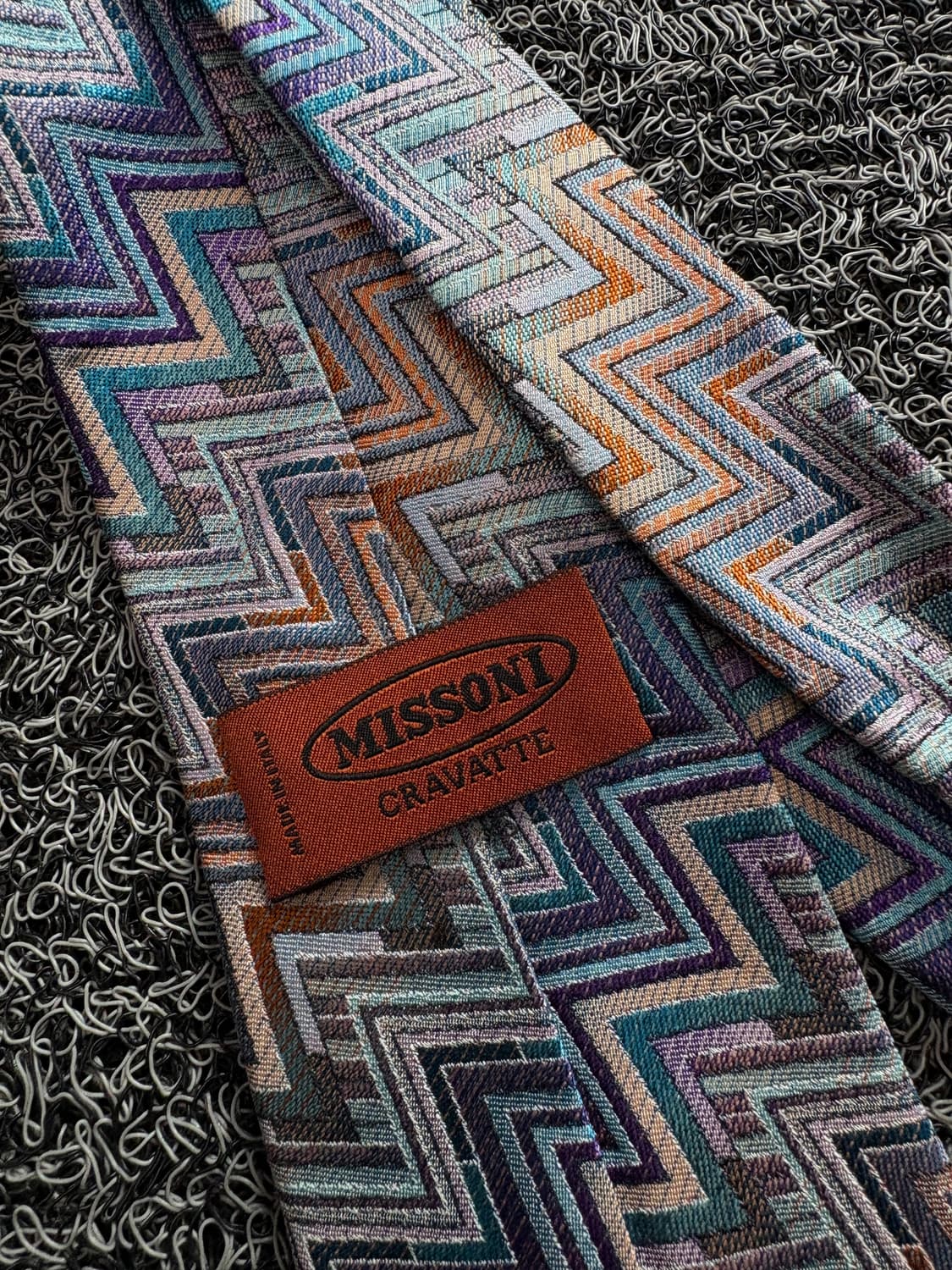 00s 미쏘니 아카이브 에스닉 패턴 넥타이 3.5 4165 상품이미지5