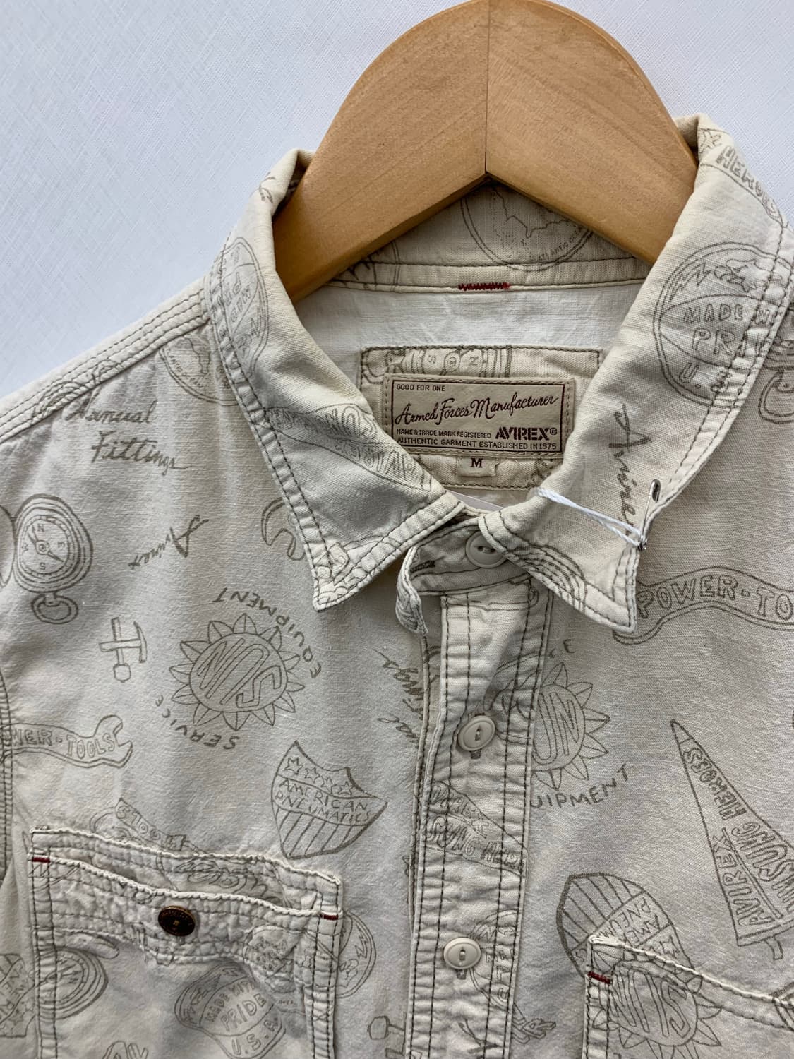 아비렉스 패턴 셔츠 상품이미지8