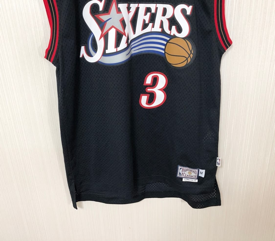 NBA 아디다스 HWC 필라델피아 세븐티식서스져지 M #3 아이버슨 상품이미지3