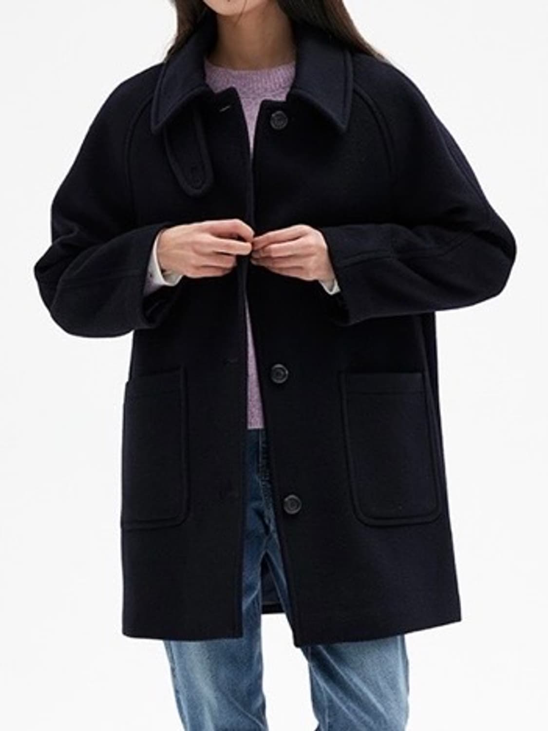 마인드브릿지 캐시미어 하프 코트 상품이미지4