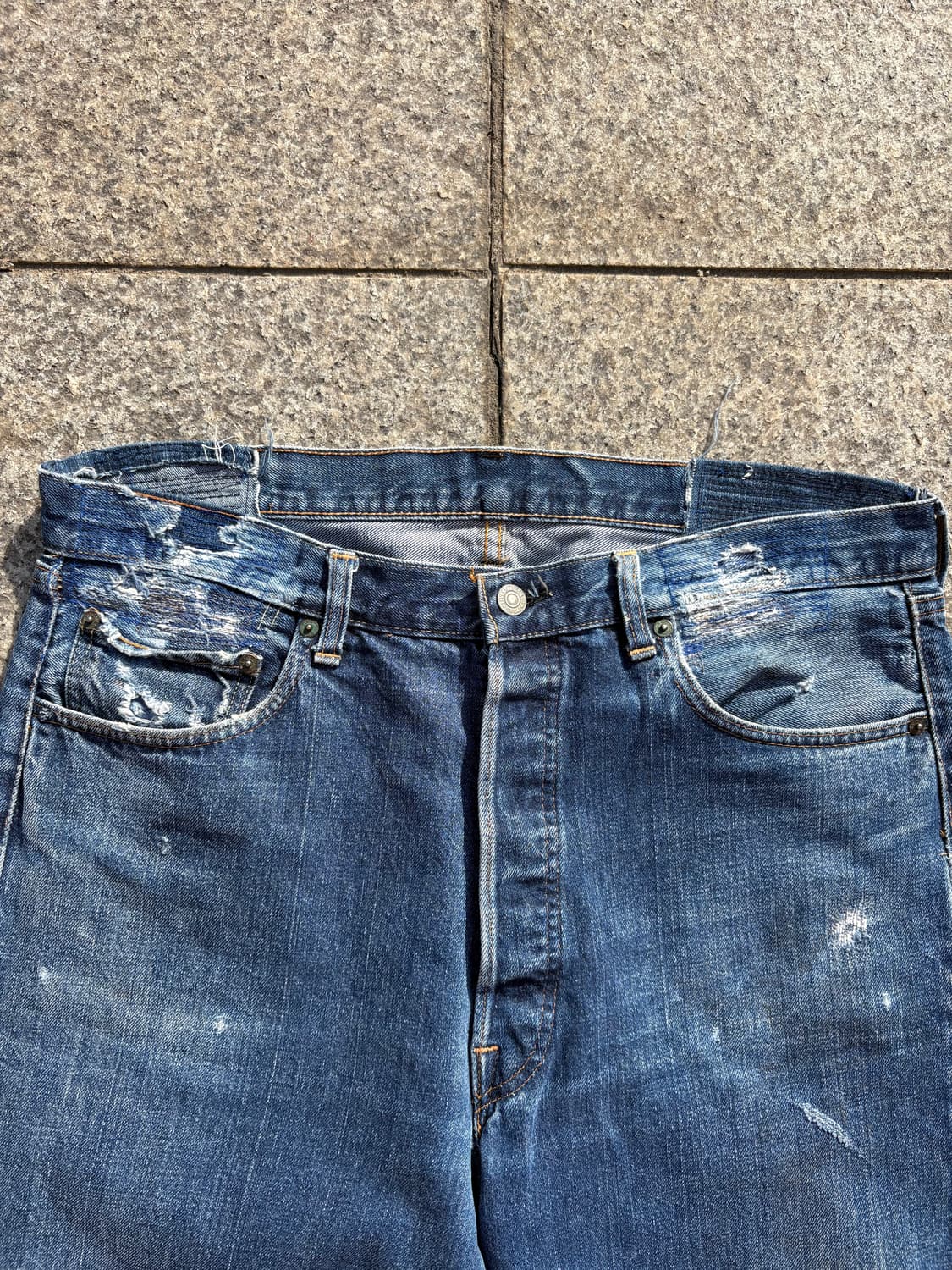 66전기 70s 리바이스 501 데님팬츠 상품이미지3