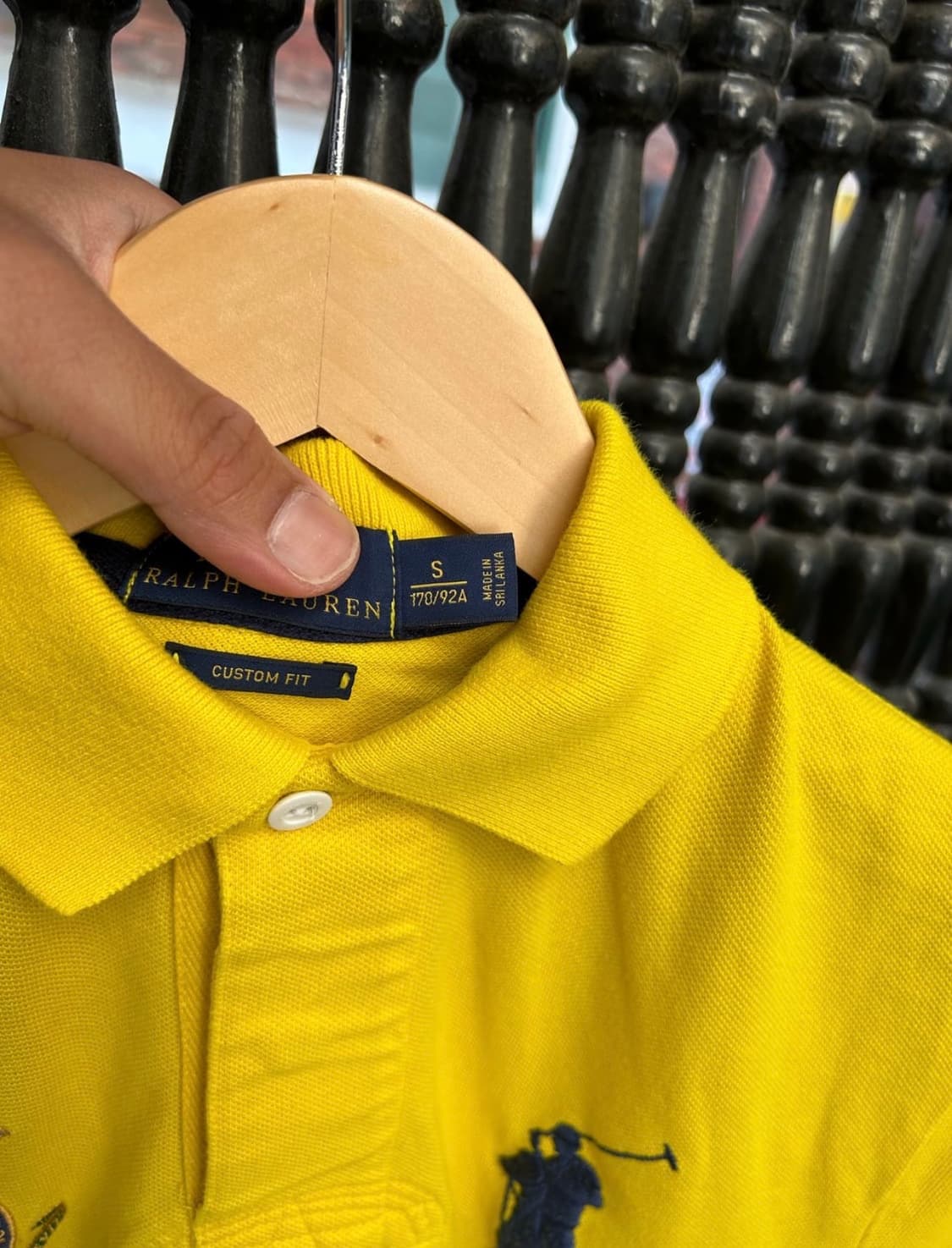 폴로 랄프로렌 옐로우 골드와펜 빈티지 티셔츠 상품이미지4