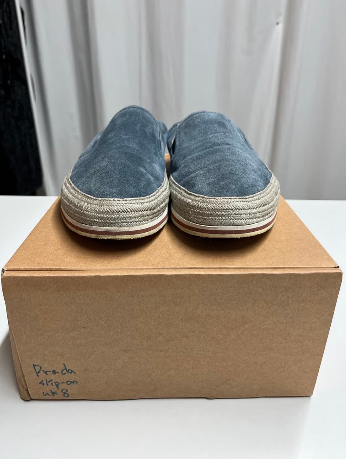 (270,uk8) 프라다 리네아 로사 에스파드류 상품이미지2