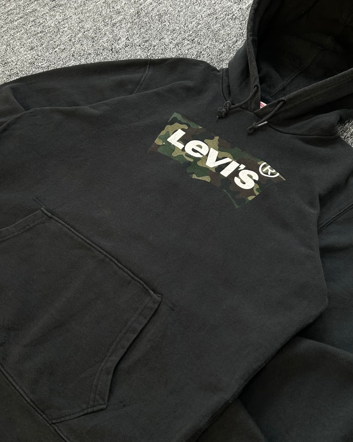 리바이스 카모 박스로고 후드티  상품이미지3