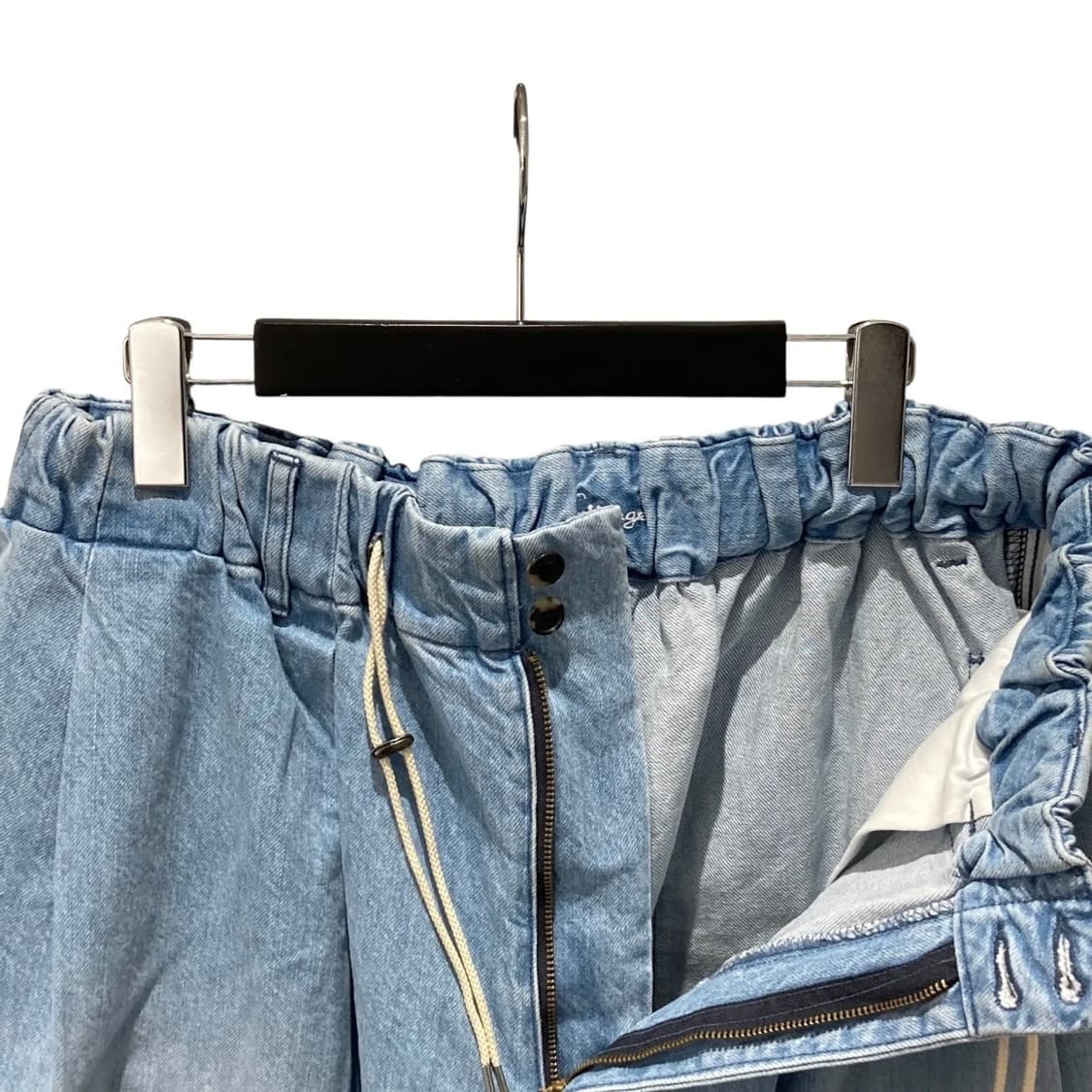 Sillage circular pants denim bleached 상품이미지3