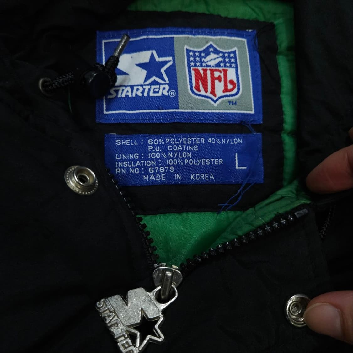 스타터 nfl 필라델피아 이글스 자켓 L 상품이미지7