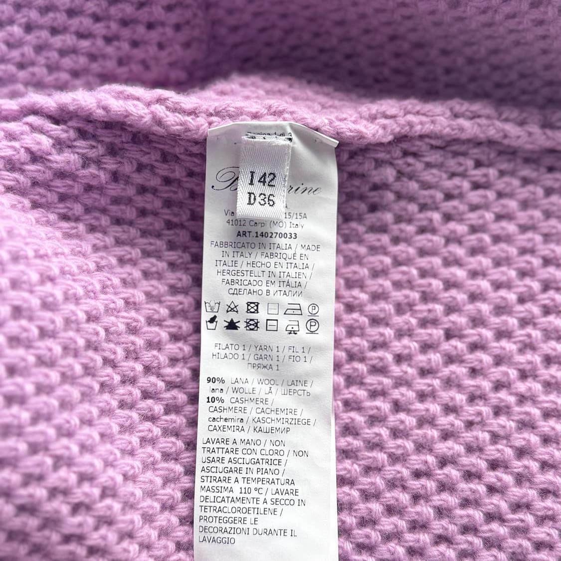 블루마린 BLUMARINE 울 캐시미어 가디건 상품이미지4