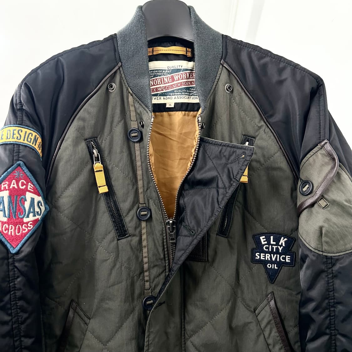 아비렉스 플라이트 퀼티드 봄버 자켓 상품이미지7