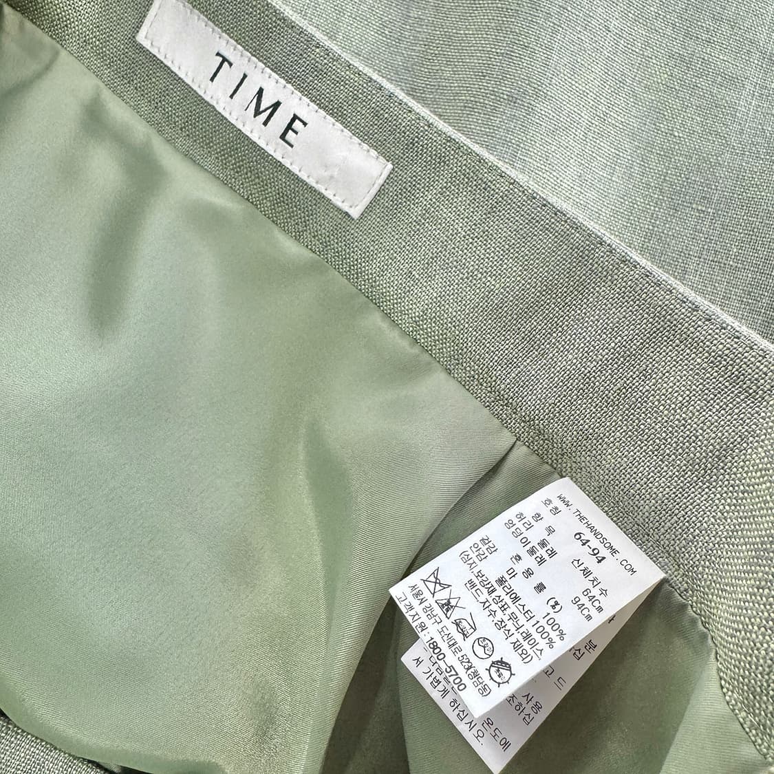 타임 TIME 23 린넨 머메이드 스커트 상품이미지3