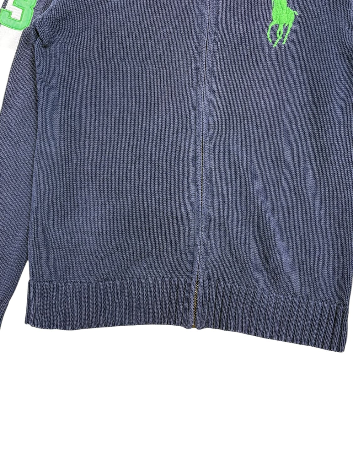 폴로 랄프로렌 니트 집업 네이비 상품이미지4