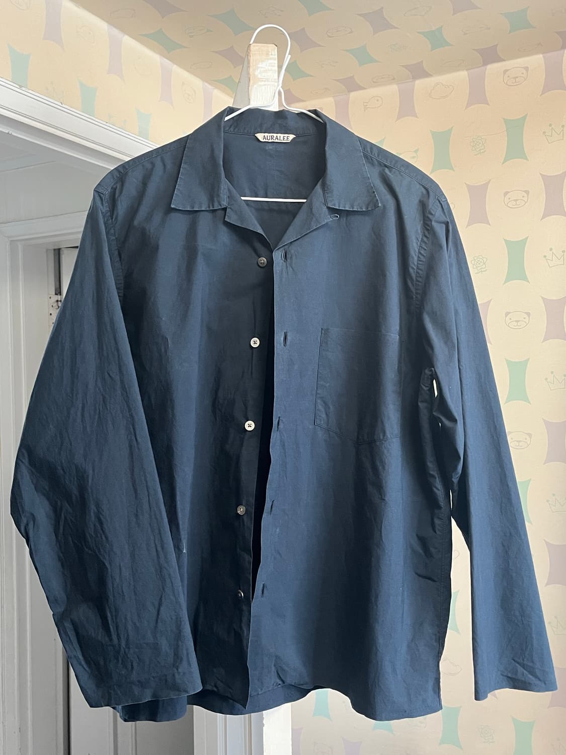 16SS Auralee 오라리 네이비 셔츠 (4 size) 상품이미지1