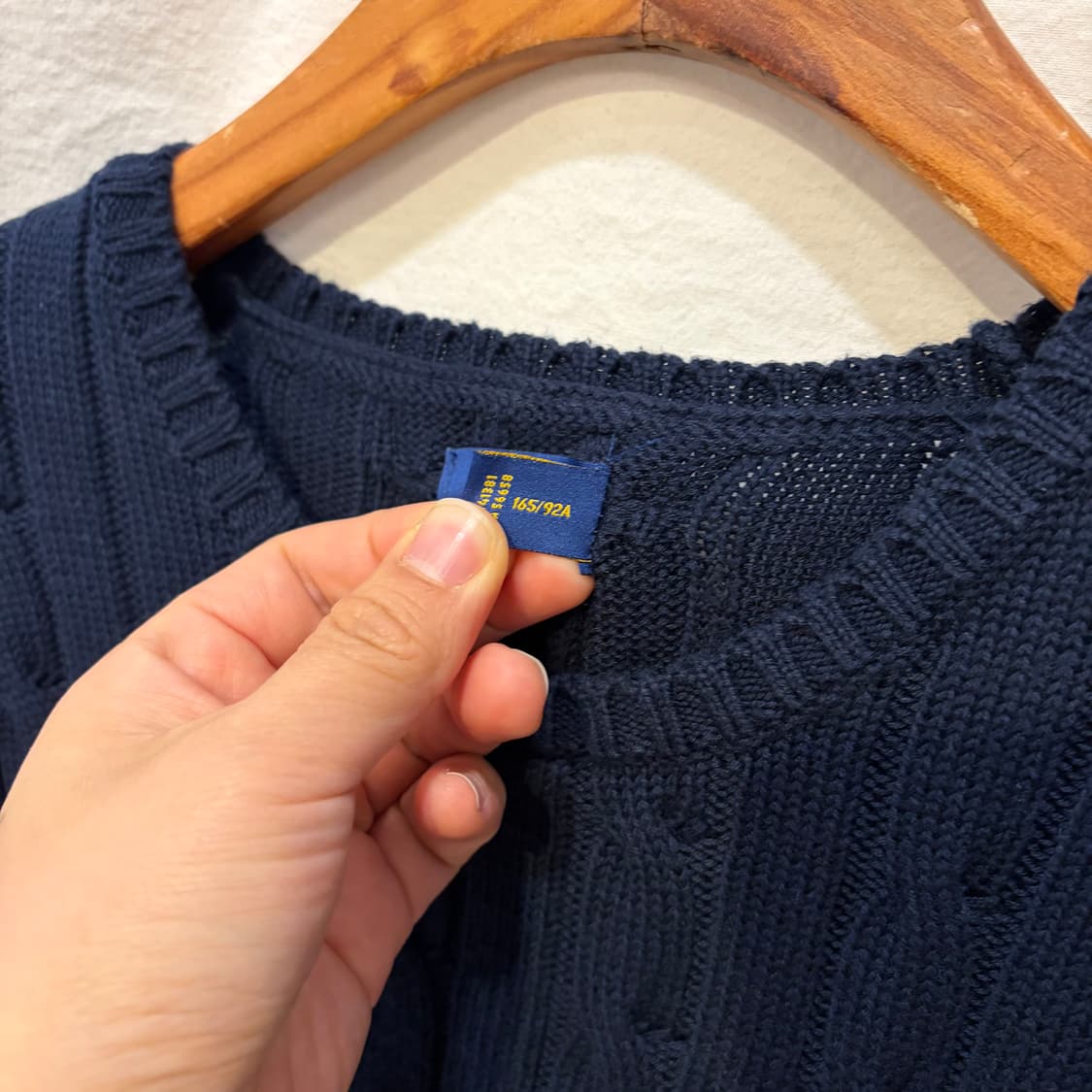 폴로 랄프로렌 꽈배기 니트 상품이미지3