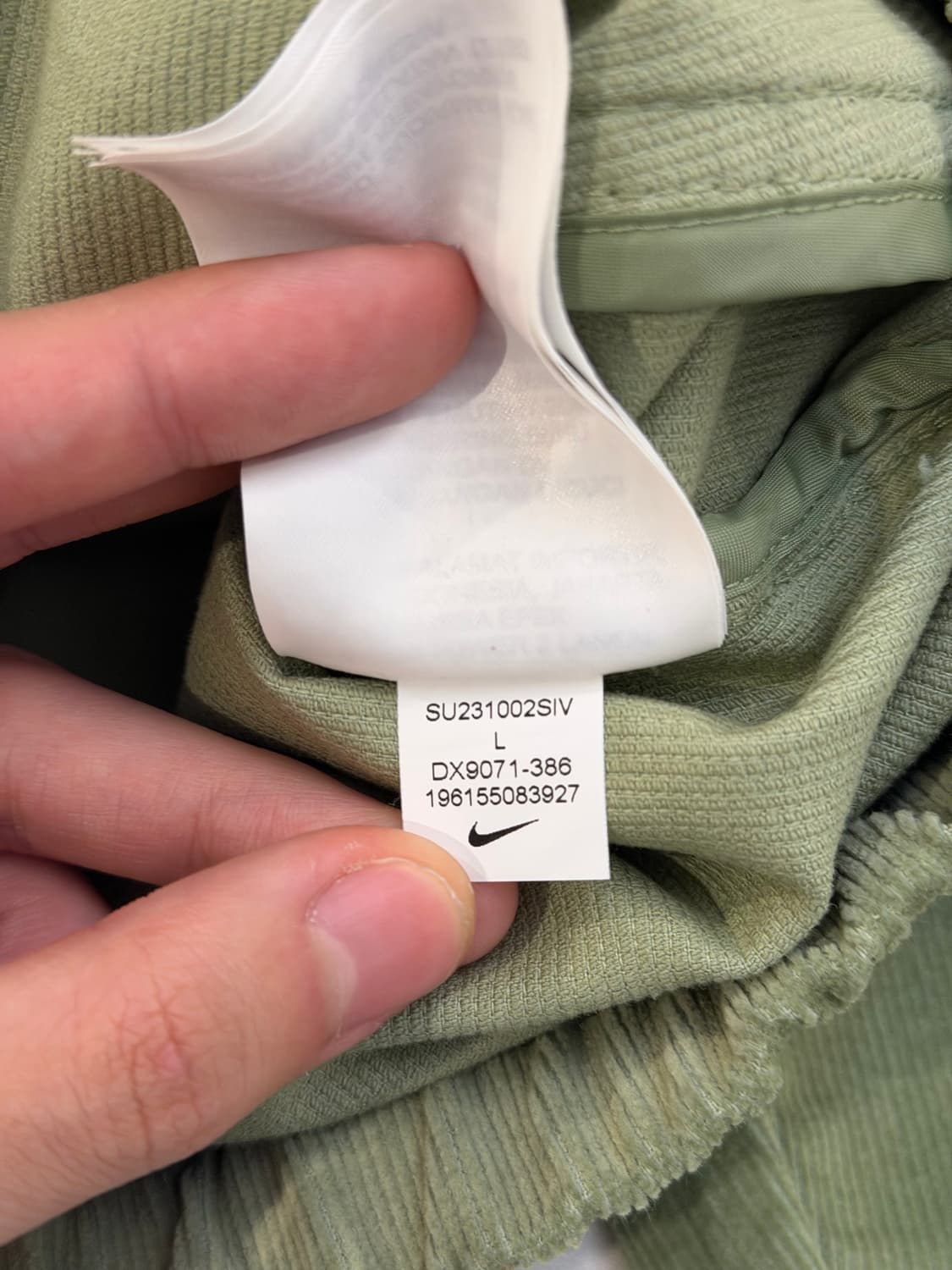 나이키 라이프 해링턴 코듀로이 스윙탑 자켓 오일그린 상품이미지7