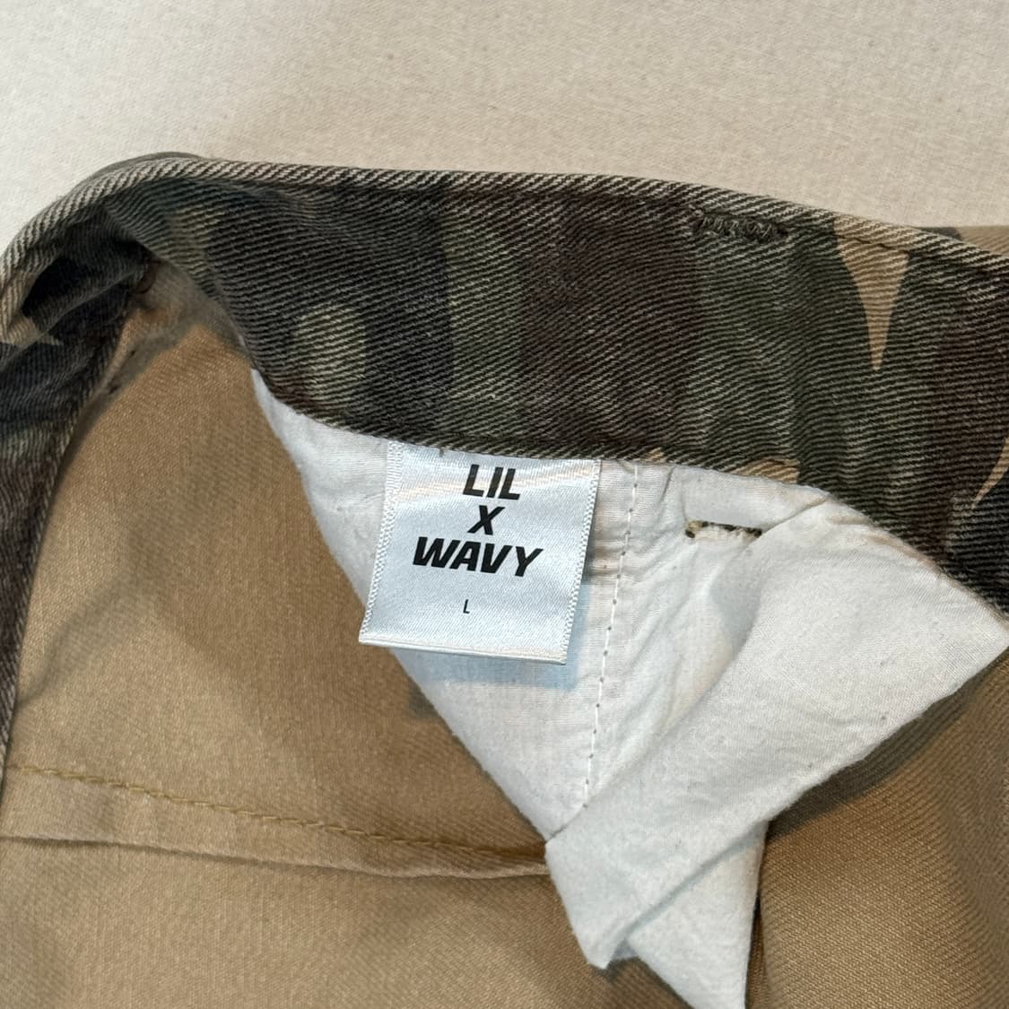 34inch) 밀리터리 카모 패턴 와이드 카고 팬츠 바지 상품이미지8