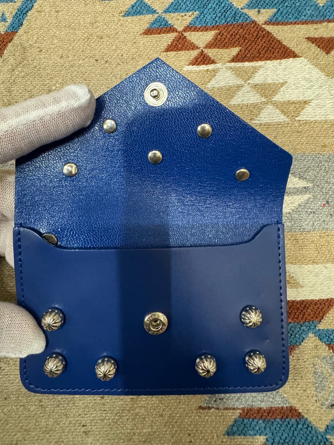 [OS] 토가 아카이브 스터드 카드 지갑 네이비  상품이미지5