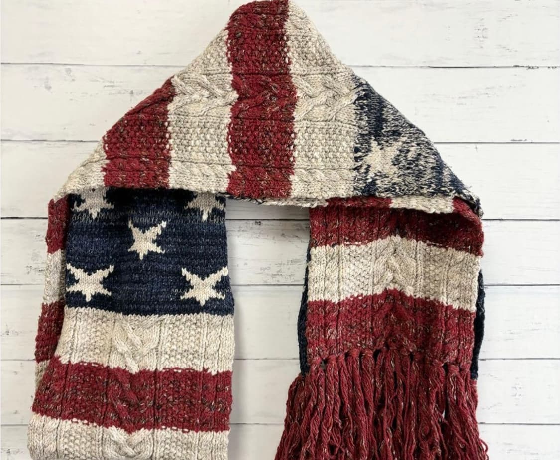 데님앤서플라이스 성조기 코튼목도리 상품이미지4