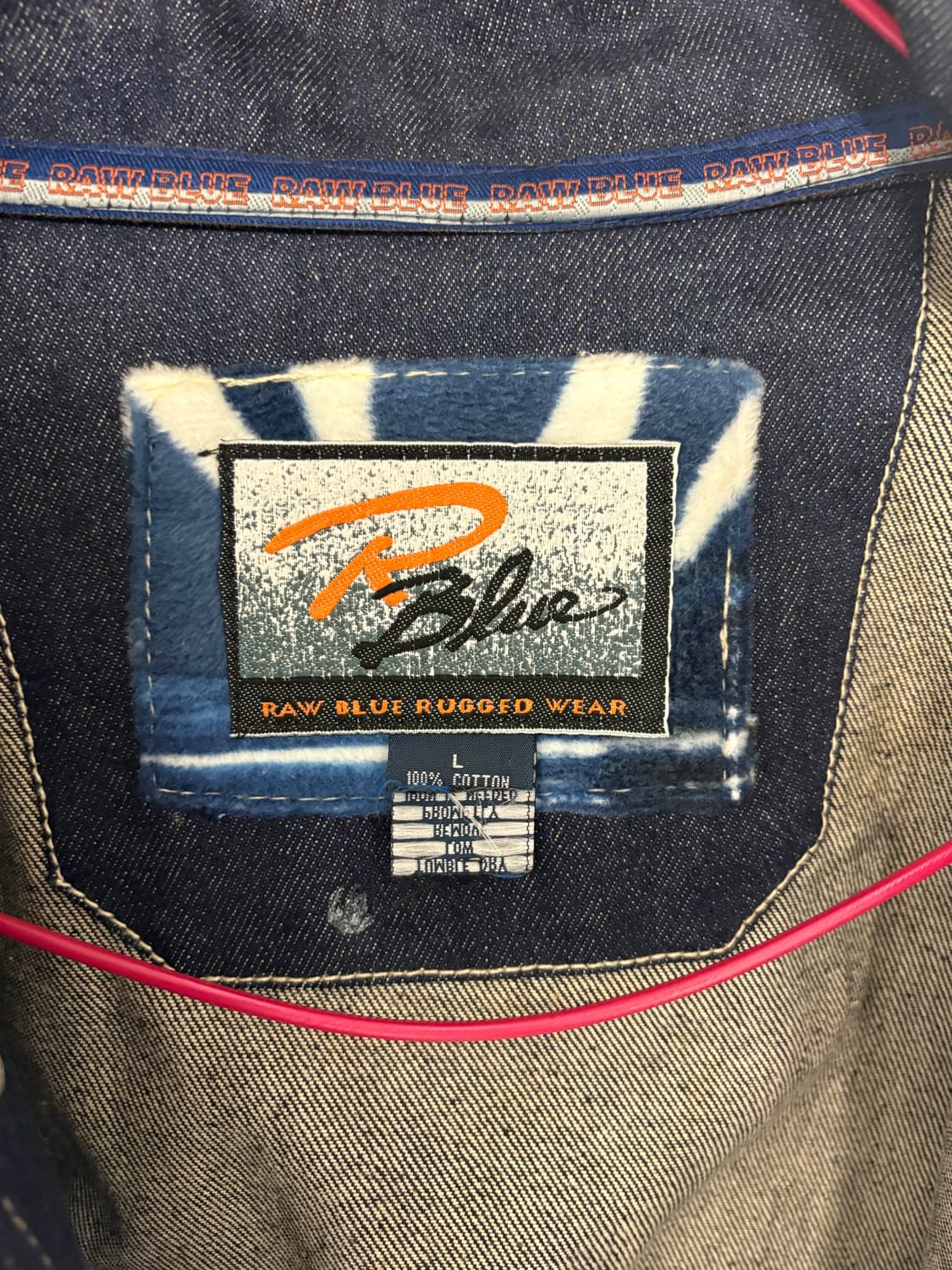Vintage rawblue얼룩말 자켓 상품이미지3