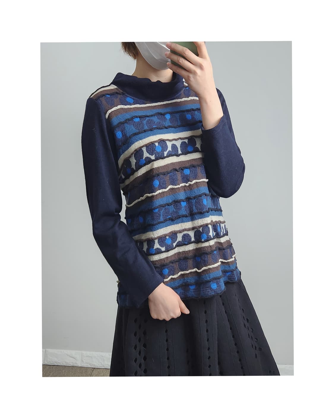 플로럴 울 탑 상품이미지1