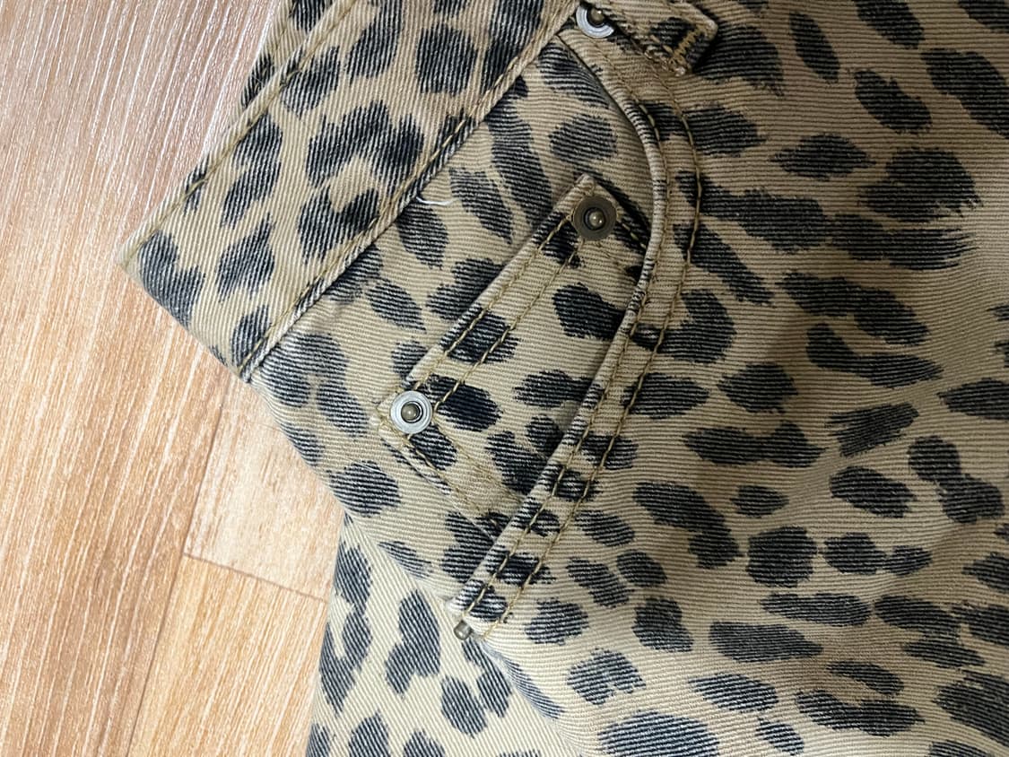 어썰트 레오파드 와이드 벌룬 팬츠 M 상품이미지7